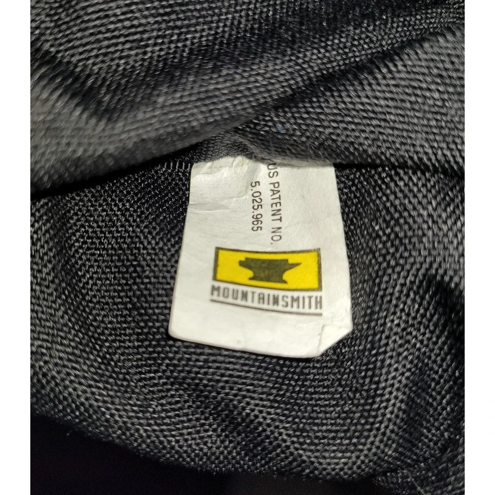 Mountainsmith Trek Large Nylon Fanny Pack Black/Yellow 0-5L Padded Strap